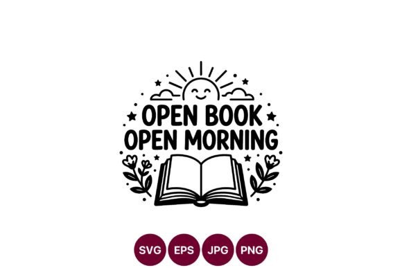 Open Book Open Morning Smiling Sun