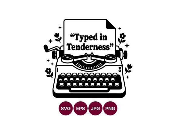 Typewriter with Typed in Tenderness